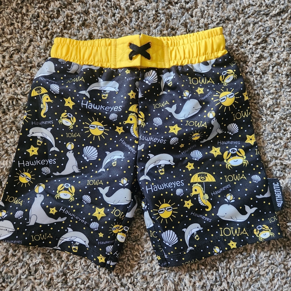Iowa Hawkeyes Baby Boy 3m-6m Swim Trunks